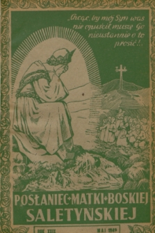 Posłaniec Matki Boskiej Saletyńskiej. R. 29, 1949, nr [5]