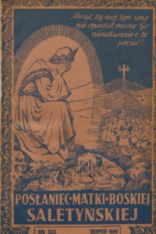 Posłaniec Matki Boskiej Saletyńskiej. R. 29, 1949, nr [8]