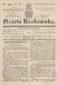Gazeta Krakowska. 1839, nr 227