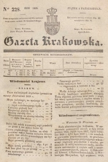 Gazeta Krakowska. 1839, nr 228