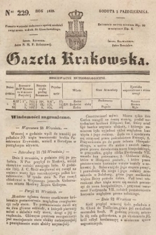 Gazeta Krakowska. 1839, nr 229