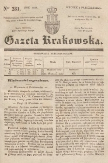 Gazeta Krakowska. 1839, nr 231