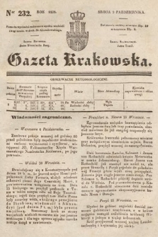 Gazeta Krakowska. 1839, nr 232