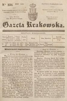 Gazeta Krakowska. 1839, nr 234