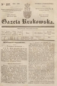 Gazeta Krakowska. 1839, nr 237