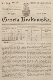 Gazeta Krakowska. 1839, nr 242