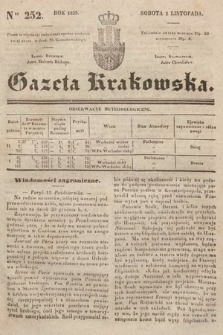Gazeta Krakowska. 1839, nr 252