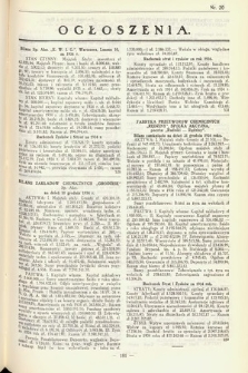 Ogłoszenia [dodatek do Dziennika Urzędowego Ministerstwa Skarbu]. 1935, nr 20