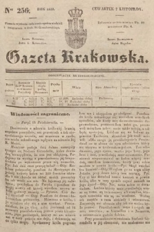 Gazeta Krakowska. 1839, nr 256