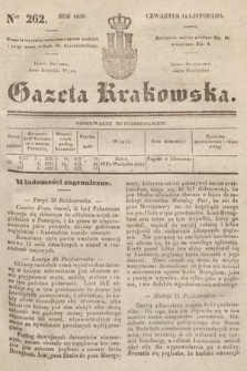 Gazeta Krakowska. 1839, nr 262
