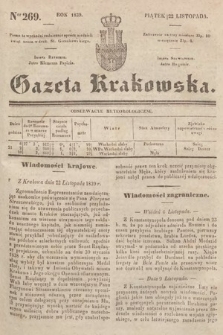 Gazeta Krakowska. 1839, nr 269