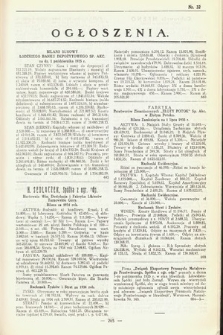 Ogłoszenia [dodatek do Dziennika Urzędowego Ministerstwa Skarbu]. 1935, nr 32