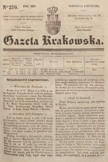 Gazeta Krakowska. 1839, nr 276