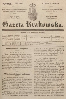 Gazeta Krakowska. 1839, nr 284