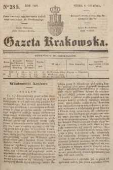 Gazeta Krakowska. 1839, nr 285