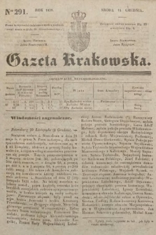 Gazeta Krakowska. 1839, nr 291