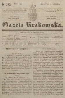 Gazeta Krakowska. 1839, nr 292