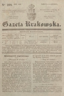 Gazeta Krakowska. 1839, nr 298