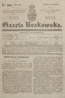 Gazeta Krakowska. 1839, nr 300