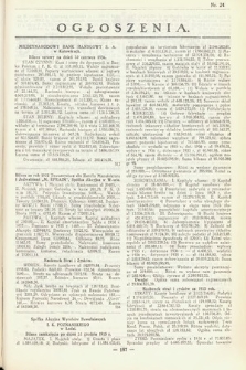 Ogłoszenia [dodatek do Dziennika Urzędowego Ministerstwa Skarbu]. 1936, nr 24