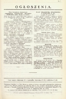 Ogłoszenia [dodatek do Dziennika Urzędowego Ministerstwa Skarbu]. 1937, nr 7