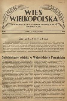 Wieś Wielkopolska : czasopismo rolnicze poświęcone organizacji wsi i produkcji rolnej. R. 1, 1945, Nr 5