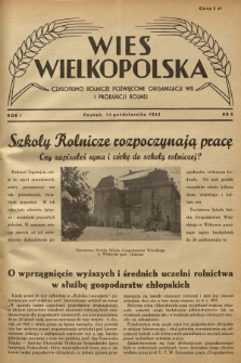 Wieś Wielkopolska : czasopismo rolnicze poświęcone organizacji wsi i produkcji rolnej. R. 1, 1945, Nr 8