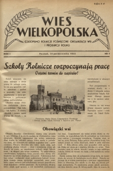 Wieś Wielkopolska : czasopismo rolnicze poświęcone organizacji wsi i produkcji rolnej. R. 1, 1945, Nr 9