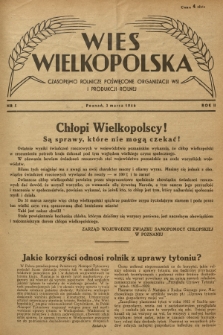 Wieś Wielkopolska : czasopismo rolnicze poświęcone organizacji wsi i produkcji rolnej. R. 2, 1946, Nr 5