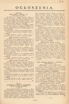 Ogłoszenia [dodatek do Dziennika Urzędowego Ministerstwa Skarbu]. 1937, nr 28