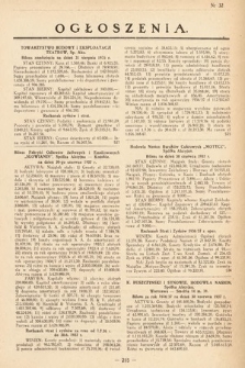 Ogłoszenia [dodatek do Dziennika Urzędowego Ministerstwa Skarbu]. 1937, nr 32