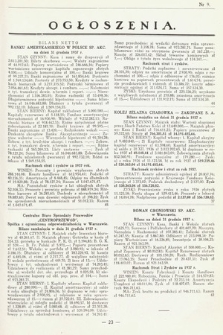 Ogłoszenia [dodatek do Dziennika Urzędowego Ministerstwa Skarbu]. 1938, nr 9