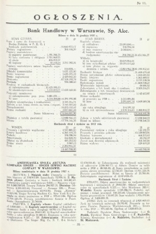 Ogłoszenia [dodatek do Dziennika Urzędowego Ministerstwa Skarbu]. 1938, nr 11