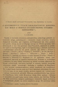 Neurologja Polska : organ Warszawskiego Tow. Neurologicznego. T. 19, 1936, z. 2