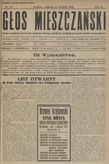 Głos Mieszczański : pismo tygodniowe poświęcone sprawom polskiego rękodzieła, drobnego przemysłu, handlu i mieszczaństwa. R. 3, 1926, nr 16