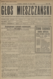 Głos Mieszczański : pismo tygodniowe poświęcone sprawom polskiego rękodzieła, drobnego przemysłu, handlu i mieszczaństwa. R. 3, 1926, nr 20