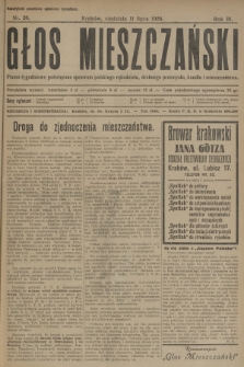 Głos Mieszczański : pismo tygodniowe poświęcone sprawom polskiego rękodzieła, drobnego przemysłu, handlu i mieszczaństwa. R. 3, 1926, nr 28