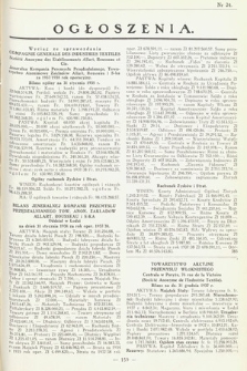 Ogłoszenia [dodatek do Dziennika Urzędowego Ministerstwa Skarbu]. 1938, nr 24
