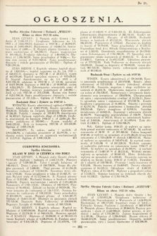 Ogłoszenia [dodatek do Dziennika Urzędowego Ministerstwa Skarbu]. 1938, nr 31