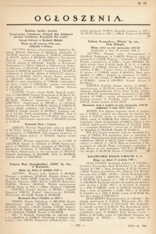 Ogłoszenia [dodatek do Dziennika Urzędowego Ministerstwa Skarbu]. 1938, nr 35
