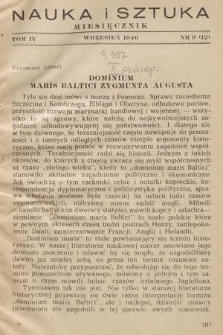 Nauka i Sztuka. R. 2, 1946, T. 4, nr 9 (12)