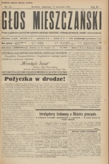 Głos Mieszczański : pismo tygodniowe poświęcone sprawom polskiego rękodzieła, drobnego przemysłu, handlu i mieszczaństwa. R. 4, 1927, nr 15