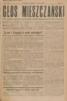 Głos Mieszczański : pismo tygodniowe poświęcone sprawom polskiego rękodzieła, drobnego przemysłu, handlu i mieszczaństwa. R. 4, 1927, nr 28