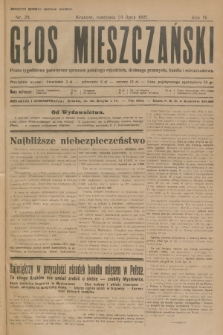 Głos Mieszczański : pismo tygodniowe poświęcone sprawom polskiego rękodzieła, drobnego przemysłu, handlu i mieszczaństwa. R. 4, 1927, nr 29