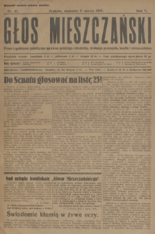 Głos Mieszczański : pismo tygodniowe poświęcone sprawom polskiego rękodzieła, drobnego przemysłu, handlu i mieszczaństwa. R. 5, 1928, nr 10