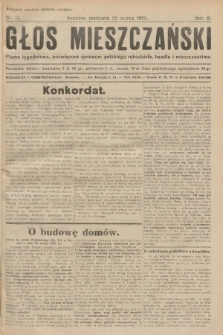 Głos Mieszczański : pismo tygodniowe poświęcone sprawom polskiego rękodzieła, handlu i mieszczaństwa. R. 2, 1925, nr 13