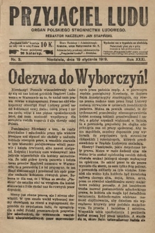 Przyjaciel Ludu : organ Polskiego Stronnictwa Ludowego. 1919, nr 3