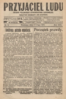 Przyjaciel Ludu : organ Polskiego Stronnictwa Ludowego. 1919, nr 5