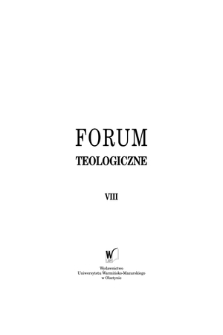 Forum Teologiczne. 8 (2007)