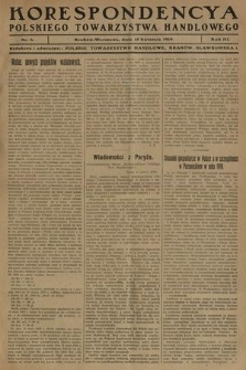 Korespondencya Polskiego Towarzystwa Handlowego. R. 3, 1919, nr 6